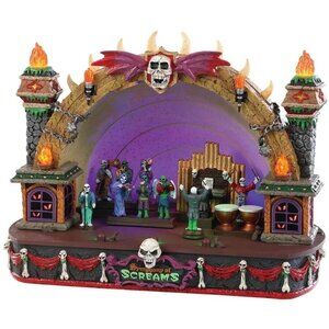 NIB‎ Lemax Halloween Village Symphony of Screams